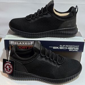 Skechers Men'sCessnock Slip Resistant Work Shoes